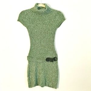 Sweater Dress with Belt Detail